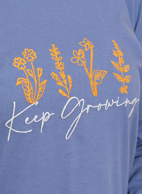 Jeans Printed Long - Sleeve Keep Growing - Khotwh